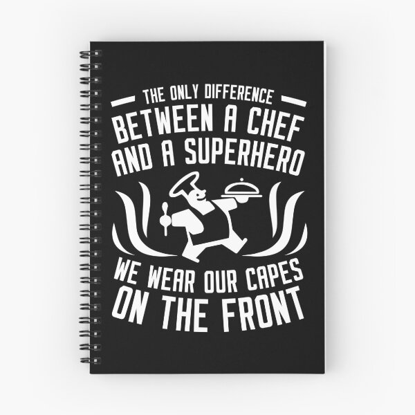 Item preview, The Only Difference Between A Chef & A Superhero We Wear Our Capes On The Front - Chef designed and sold by Superhero Gear.