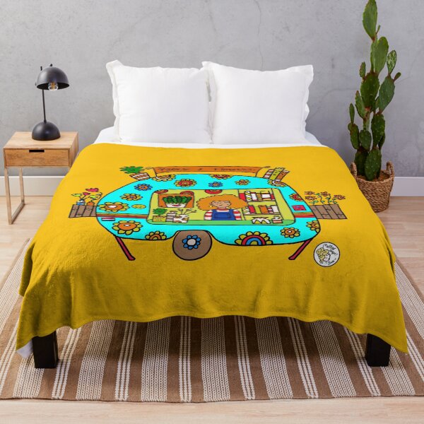 Artikelvorschau, Flower Power Wohnwagen! entworfen und verkauft von mellowdays.