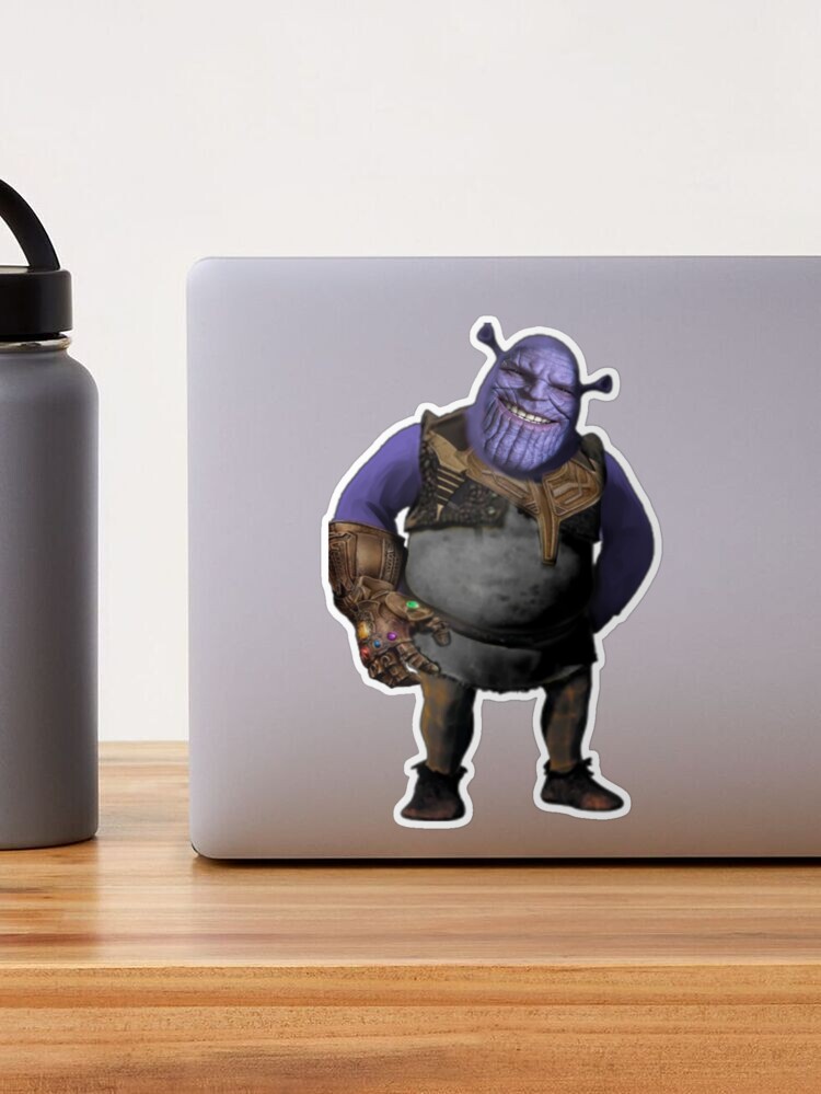 Free: thanos Shrek As Thanos #ogre #avengers - Shrek Png, Transparent  