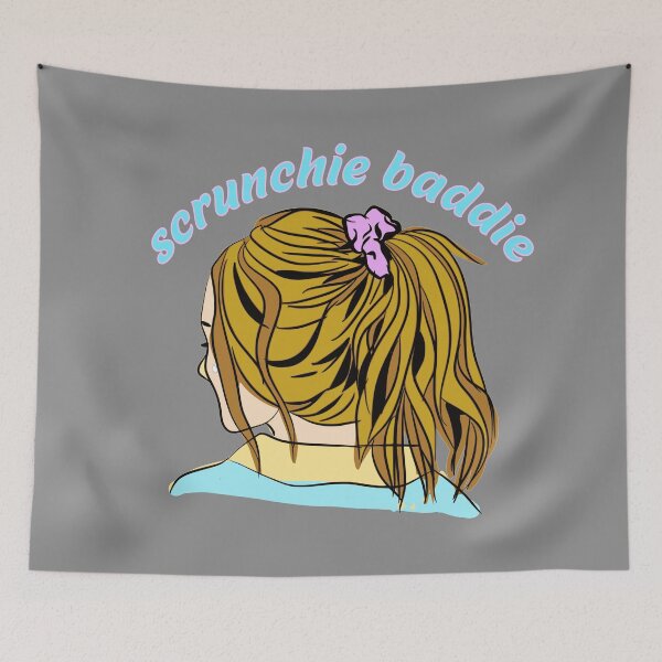 Item preview, SCRUNCHIE BADDIE Sticker designed and sold by aydapadi.