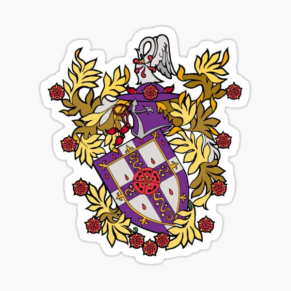 Dark Ages Clan Shield: Toreador Sticker