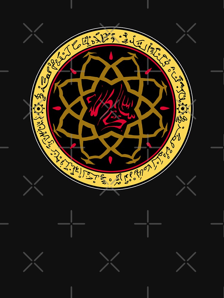 Thumbnail 3 of 3, Fitted T-Shirt, Dark Ages Clan Shield: Assamite designed and sold by TheOnyxPath.