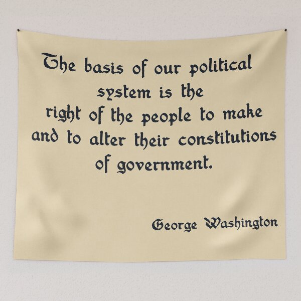 Item preview, George Washington Quote designed and sold by AM FineArtPrints.