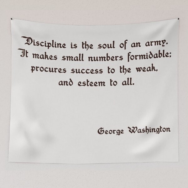Item preview, George Washington Quote designed and sold by AM FineArtPrints.