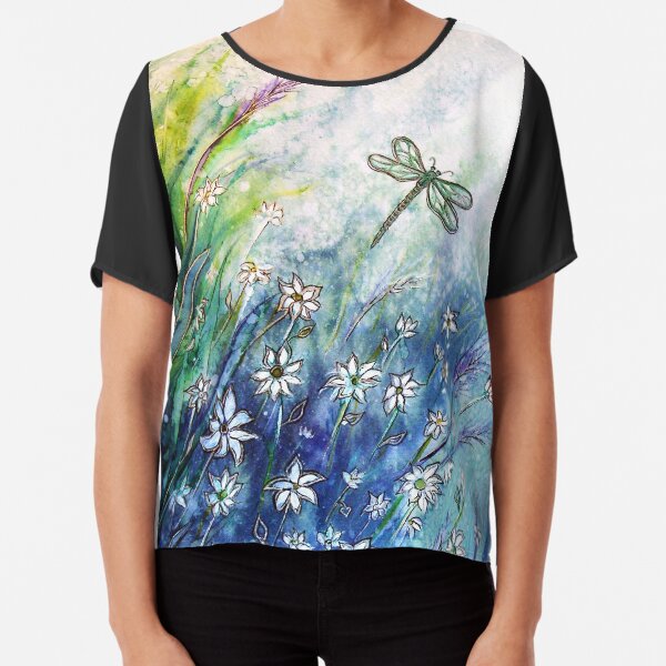 Dainty Daisies Chiffon Top
