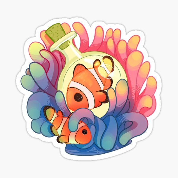 C is for Clownfish Sticker