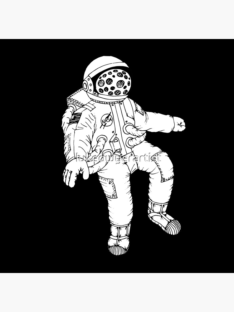 Vector hand drawn Astronaut concept sketch. Astronaut in special suit  floating in outer space Stock Vector Image & Art - Alamy
