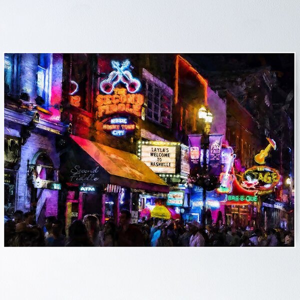 Item preview, Nashville, Tennessee designed and sold by AM FineArtPrints.
