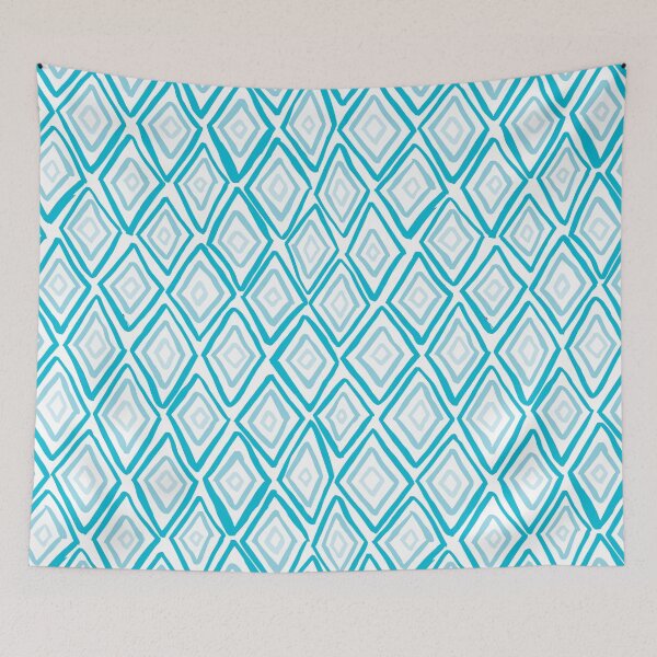 Item preview, Light Blue Diamonds designed and sold by PrettySimple Graphic Design.
