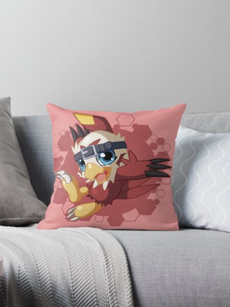 Vista previa del artículo con la obra «Hawkmon Chibi», diseñado y vendido por PR-Art.