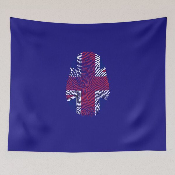 Item preview, Union Jack British Fingerprint design designed and sold by GetItGiftIt.