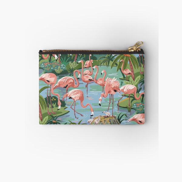 Item preview, Flamingo Lagoon Vintage Style Paint by Number designed and sold by vinpauld.
