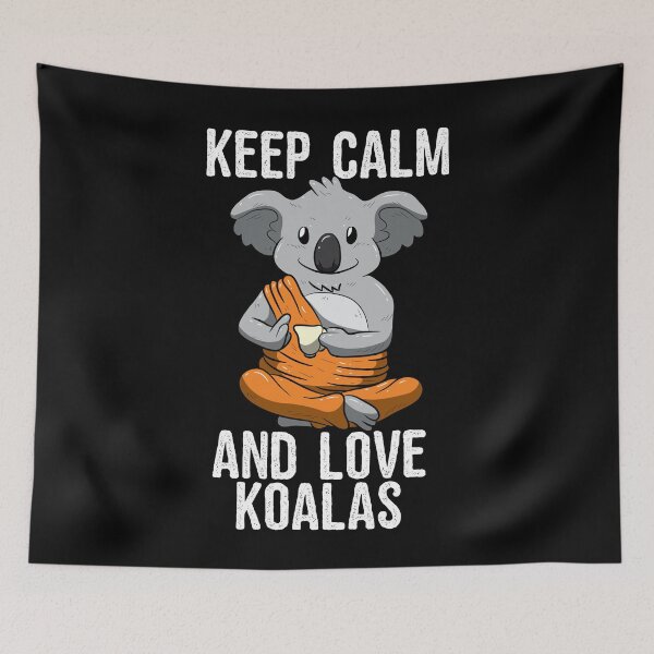 Item preview, Keep Calm And Love Koalas Shirt Meditation Peaceful Koala designed and sold by BornDesign.