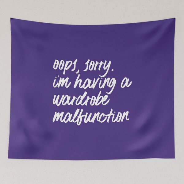 Item preview, Wardrobe Malfunction designed and sold by WordvineMedia.