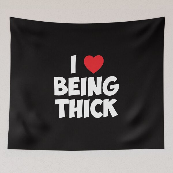 Item preview, I Love Like Heart Being Thick Chunky Plus Sized Fluffy Shirt designed and sold by shoutoutshirtco.