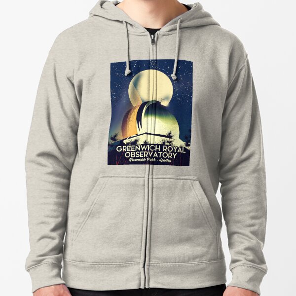 Royal Observatory Greenwich London Zipped Hoodie