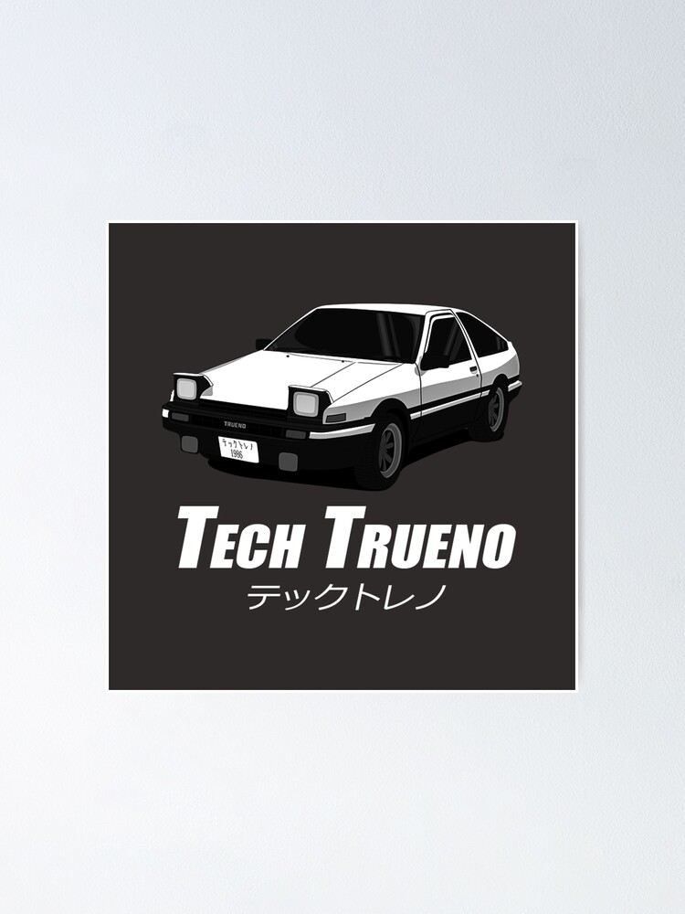 Tech Trueno Poster By Creepyrebel Redbubble