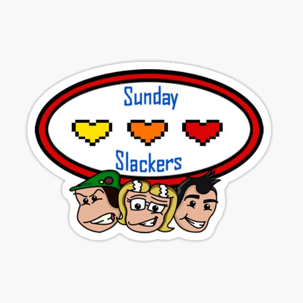 Sunday Slackers Sticker