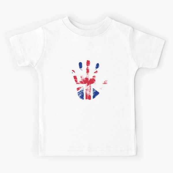 Union Jack Flag Fingerprint Oxford T-Shirt