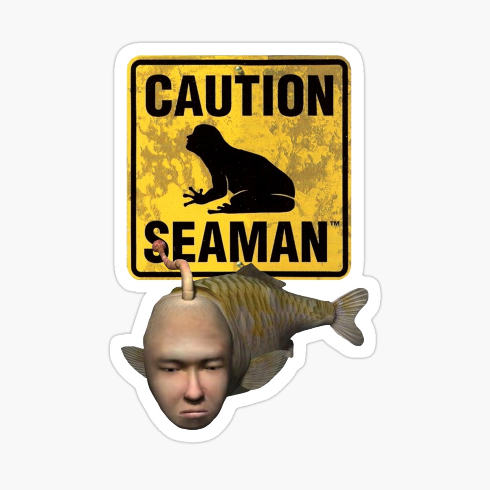 caution seaman dreamcast