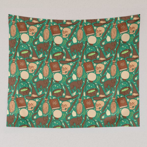 Item preview,  Witch Supplies in Earthy Green designed and sold by Paisley Yazel.