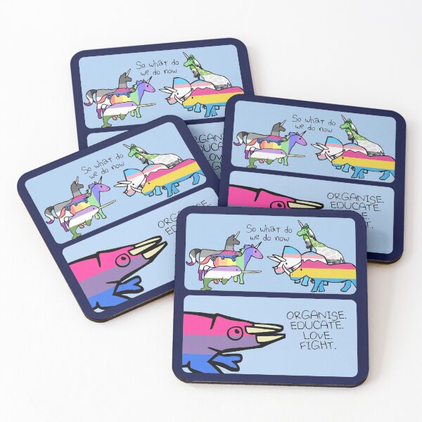 Item preview, Organise. Educate. Love. Fight. (Horned Warrior Friends) designed and sold by jezkemp.