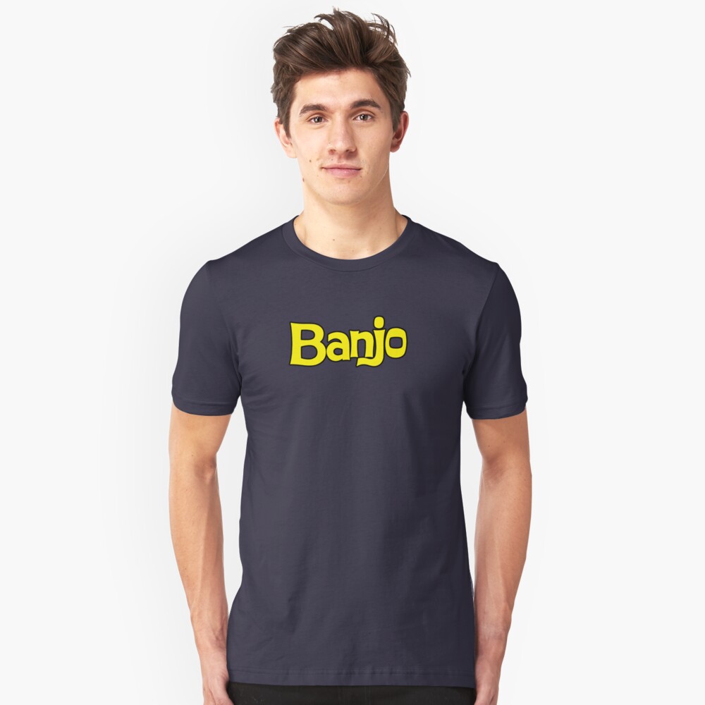 Banjo - retro biscuit wafer chocolate Slim Fit T-Shirt
