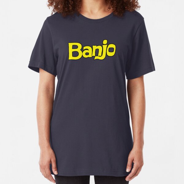 Banjo - retro biscuit wafer chocolate Slim Fit T-Shirt