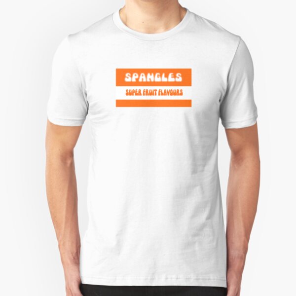 Super Fruit Flavoured Spangles 1970s retro boiled sweets Slim Fit T-Shirt