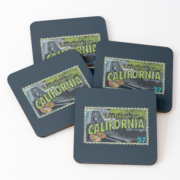 Item preview, Greetings from California  designed and sold by bubbliciousart.