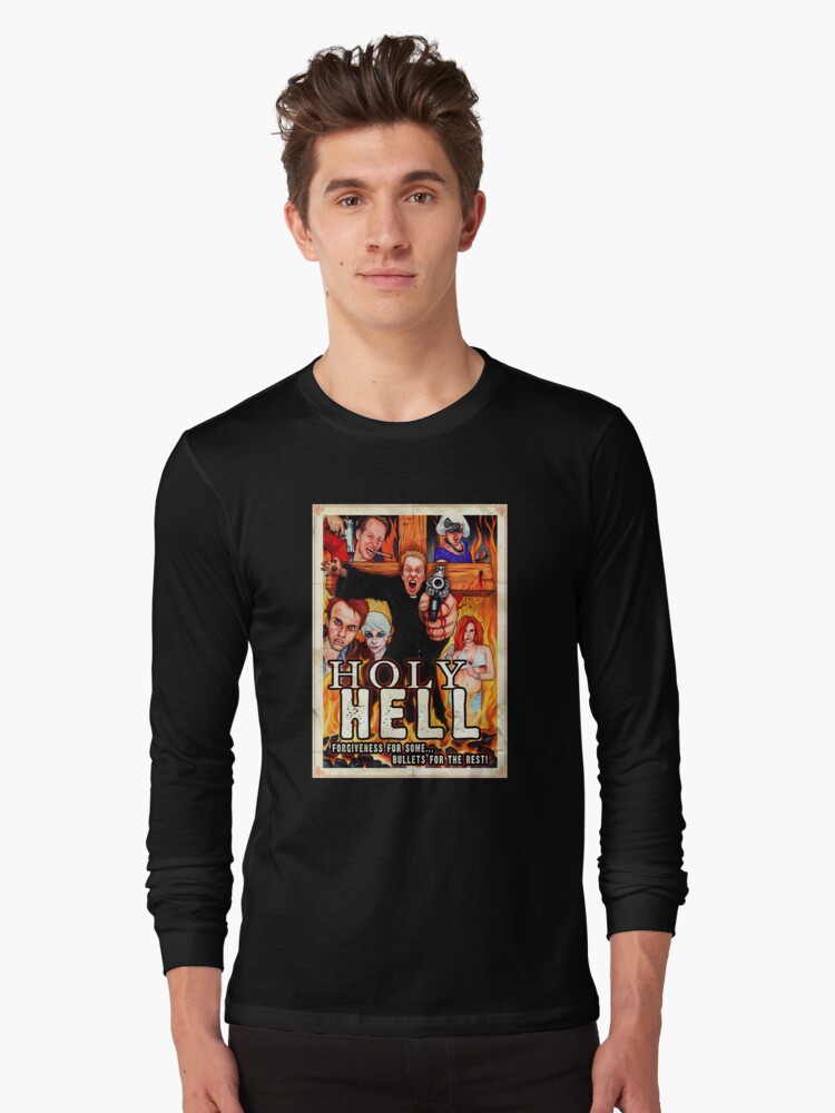 Thumbnail 1 of 5, Long Sleeve T-Shirt, film festival poster designed and sold by HolyHell.