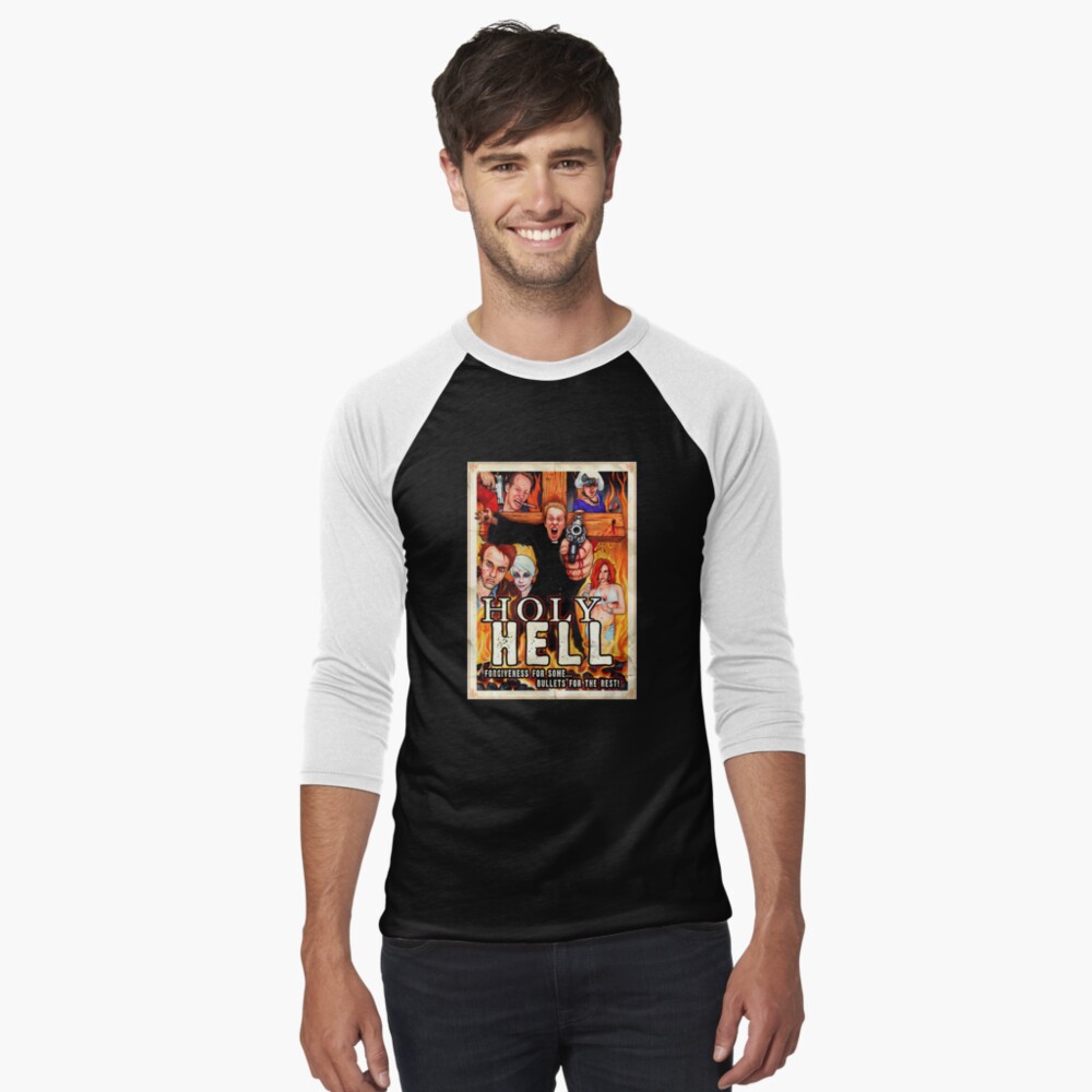 Item preview, Baseball ¾ Sleeve T-Shirt designed and sold by HolyHell.
