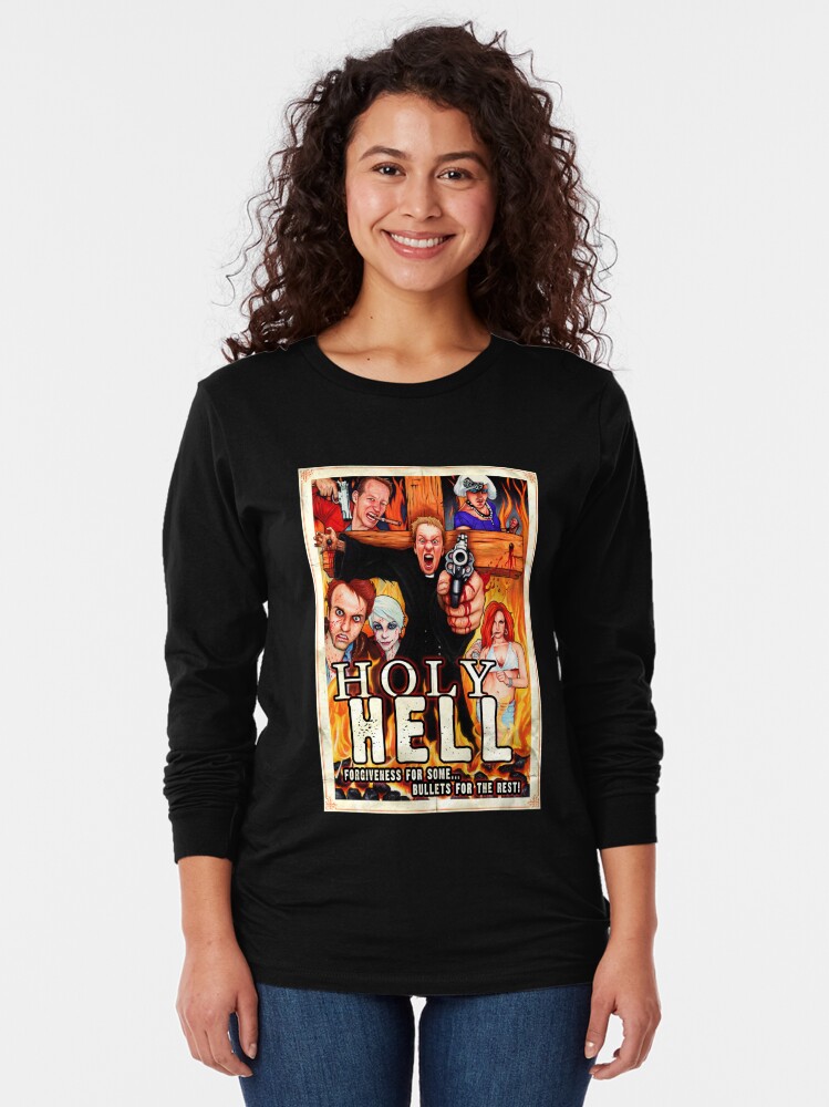 Thumbnail 2 of 5, Long Sleeve T-Shirt, film festival poster designed and sold by HolyHell.