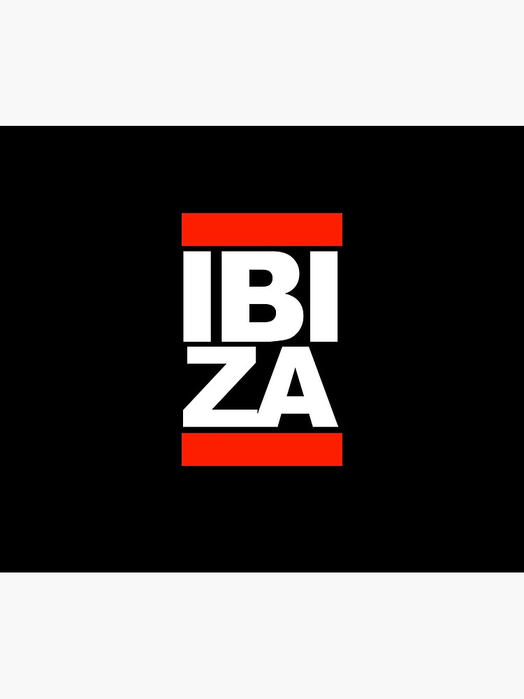 Ibiza Run Dmc Logo Travel Mug By Chrismick42 Redbubble