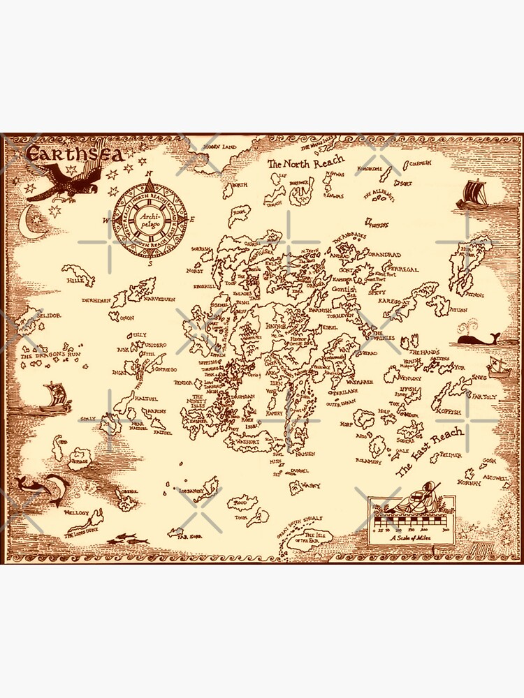 Discover Earthsea Map Canvas