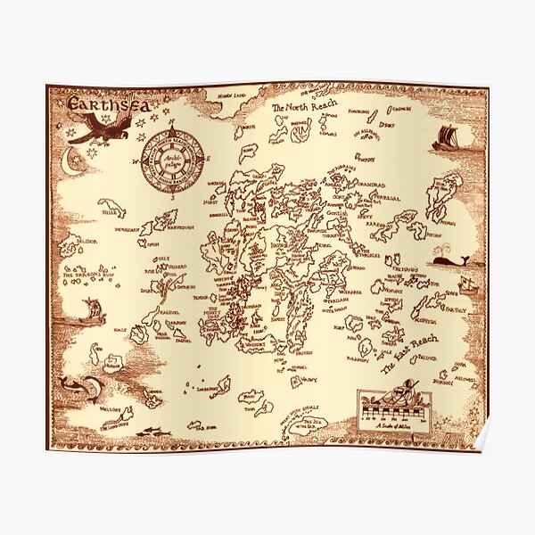 Earthsea Map Poster