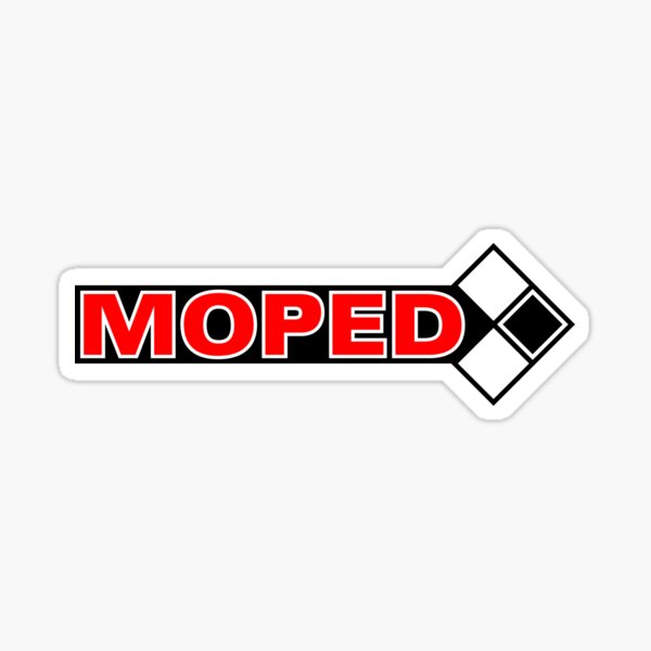 Moped Logo (3c) Sticker