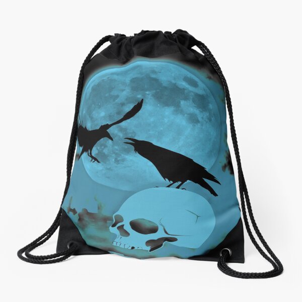 Item preview, Murder Of Crows Wiccan Spooky Witches Skull & Moon Occult Gifts designed and sold by Shoppy  Vista.