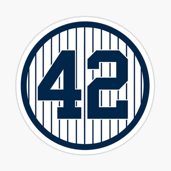 New York Yankees Retired Numbers Vinyl Decal Stickers