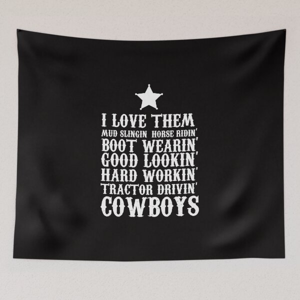 Item preview, I Love Them Cowboys Country Boys Hicks Rednecks T Shirt designed and sold by shoutoutshirtco.