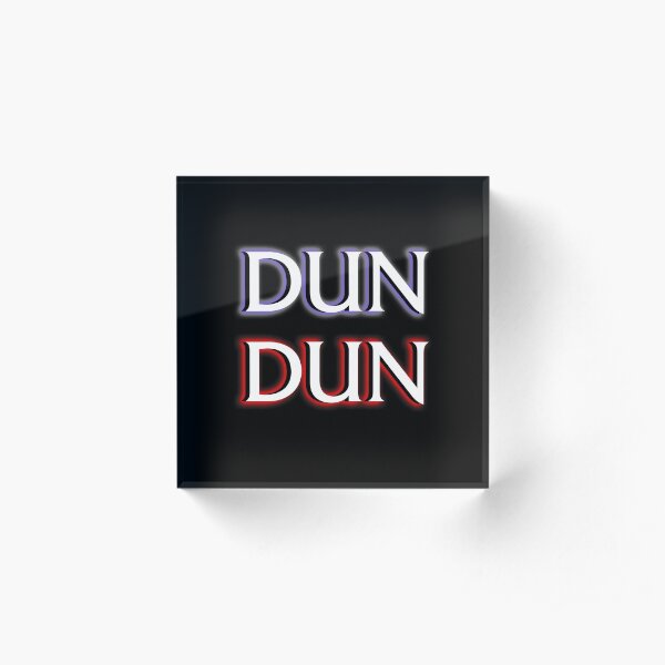 Dun Dun Meme (Law, Order, Parody) Acrylic Block