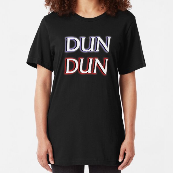 Dun Dun Meme (Law, Order, Parody) Slim Fit T-Shirt