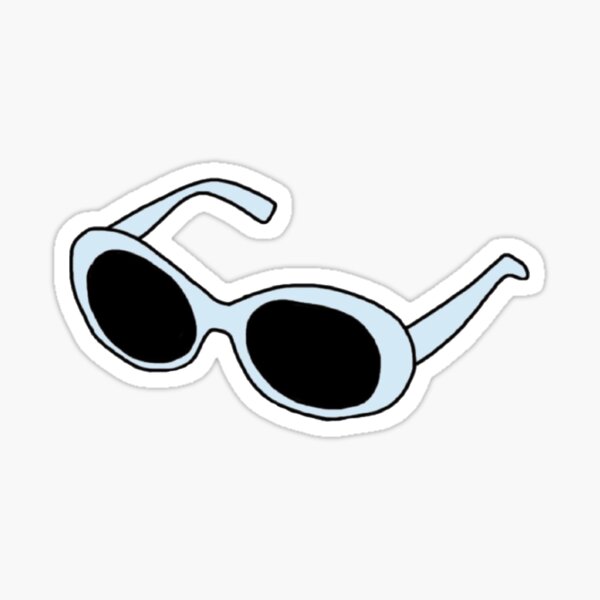 Clout Meme Stickers Redbubble - clout goggles in roblox