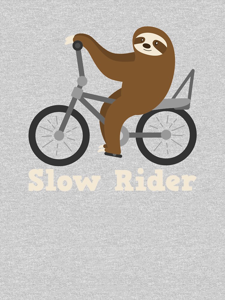 sloth riding a bike