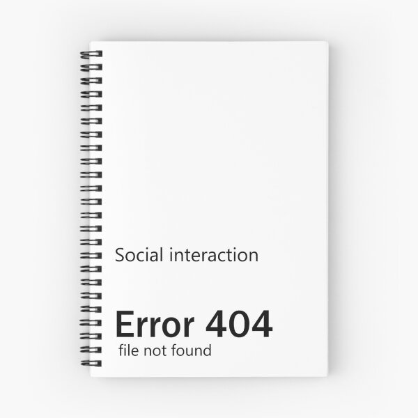 Item preview, social interaction - ERROR 404 designed and sold by fleporepen.