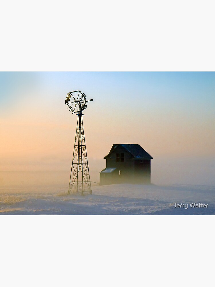 Artwork view, Winter Sunrise (Williams County) designed and sold by Jerry Walter