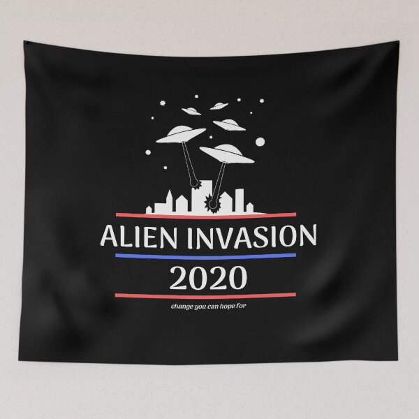 Artikelvorschau, Alien Invasion 2020 entworfen und verkauft von GrasslandDesign.