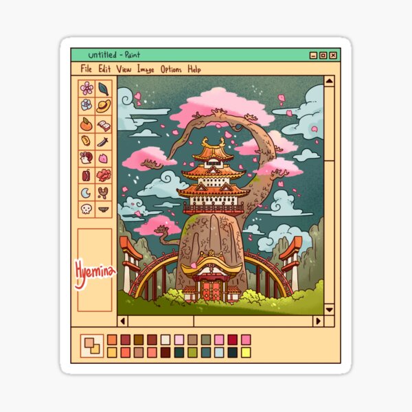 Blossom City Sticker