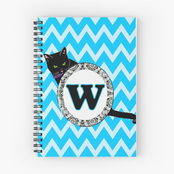 Item preview, W Cat Chevron Monogram designed and sold by Paintings by gretzky.