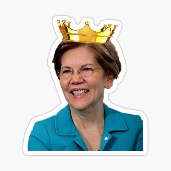 Queen Elizabeth Warren Sticker